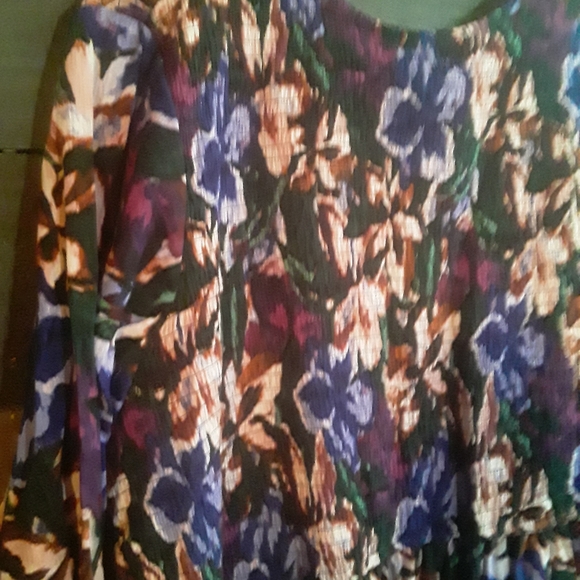 Like new Terra& Sky fall plus 3X midi dress - Picture 3 of 9